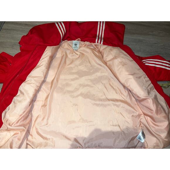 adidas - TRACKTOP PUFFER Jacket / L / Red - Picture 10 of 13